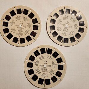 VINTAGE View Master Fairy Tales Reels x 3 Little Red Riding Hood Jack Hansel